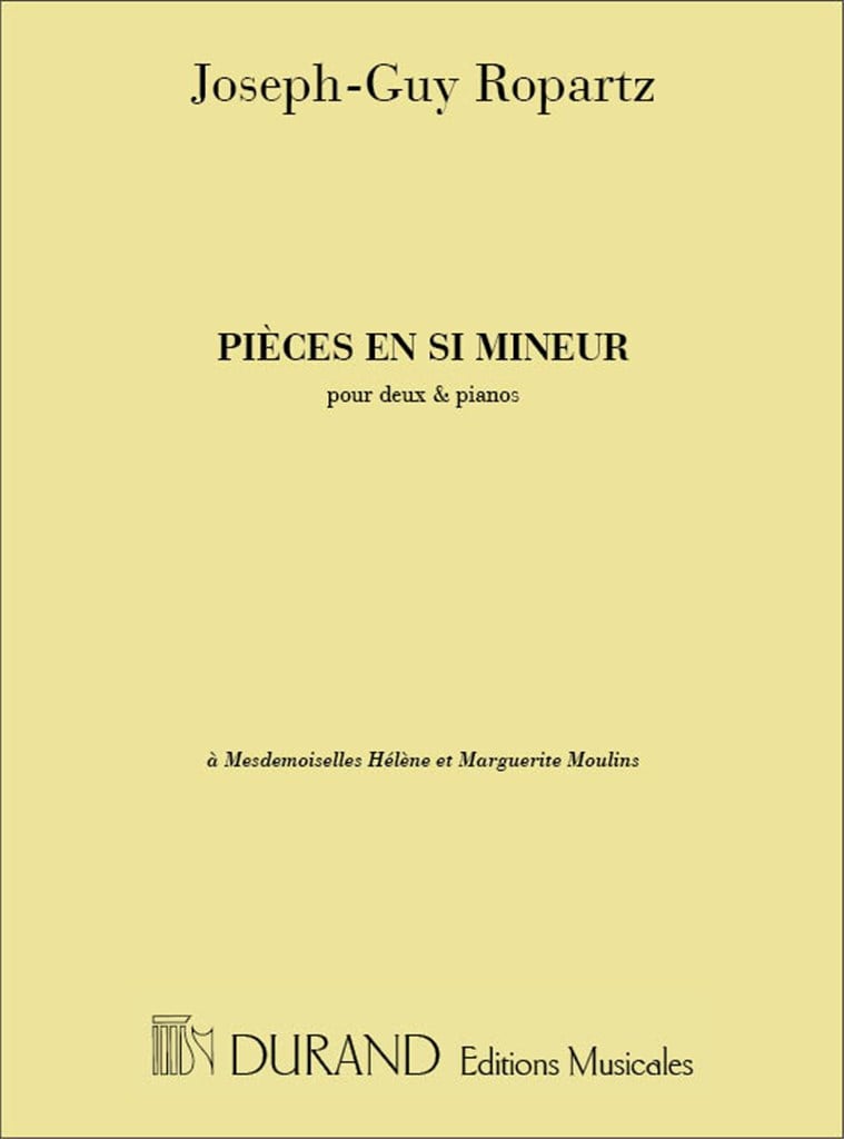Piece En Si Mineur - Pour 2 Pianos
